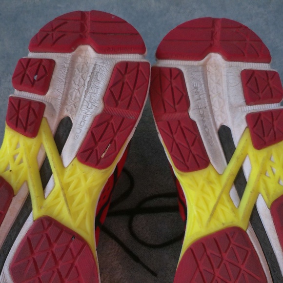 OASIS FLUIDRIDE T547N RED, GREEN & BLACK SNEAKERS SIZE 9 US, 8 UK, 42.5 EUR. - Picture 4 of 10